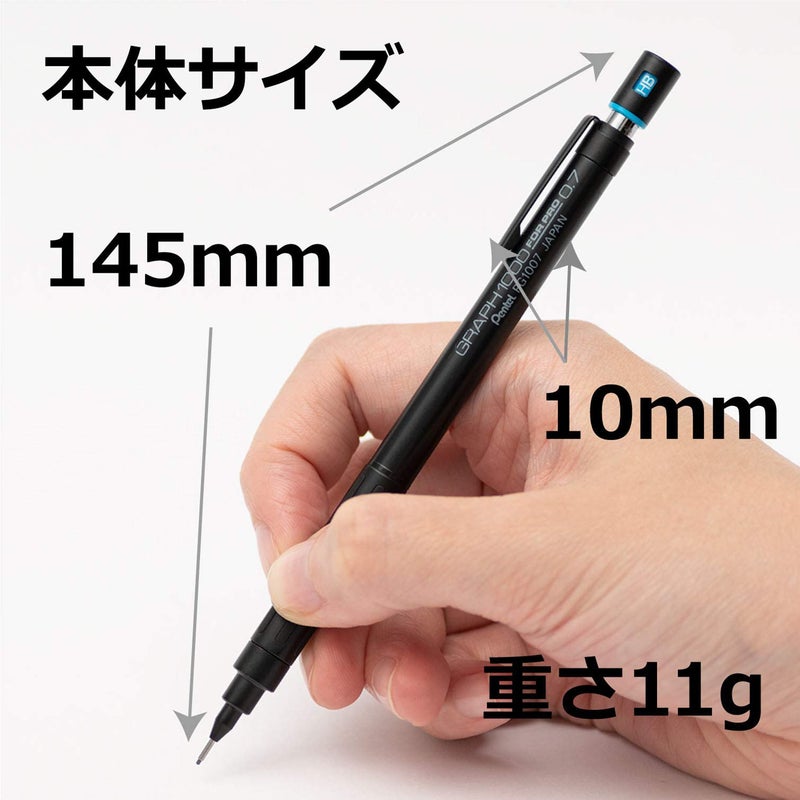 Pentel Mechanical Pencil, Graph 1000 for Pro, for Draft, 0.7mm (PG1007) - Image 2